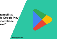 Cara melihat saldo Google Play di smartphone android