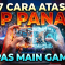 Tangan memegang HP Android panas dengan pendingin cooler saat bermain game